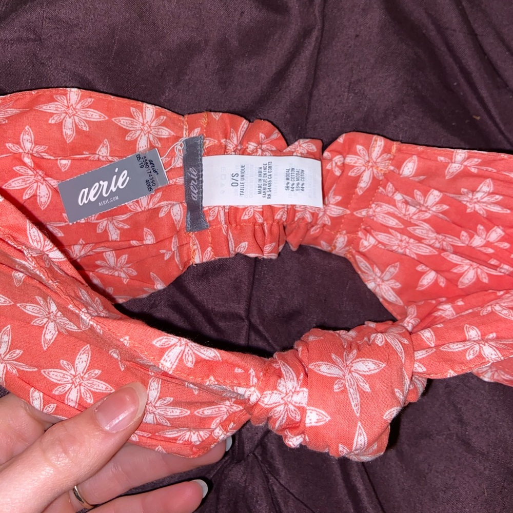 Women’s floral top knot headband AE